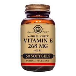 SOLGAR Vitamina E 400 UI (268 mg) D-Alfa Tocoferol - 50 Cápsulas Blandas para Protección Celular Antioxidante Precio: 17.5000001. SKU: B155K6XNC3