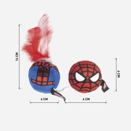 Juguete para gato 2 piezas spiderman 13.0 x 6.0 x 16.0 cm