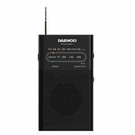 Daewoo DW1027 Radio Portátil Analógica Negra AM/FM con Altavoz y Antena Telescópica – Ideal para Escucha Privada o Pública Precio: 23.50000048. SKU: B1DRVXKR8L