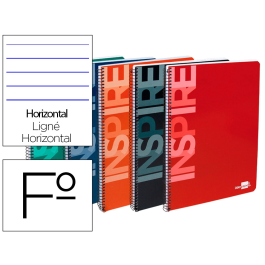 Liderpapel Cuaderno espiral Folio tapa dura 80 hojas 60 gr horizontal con margen colores surtidos Precio: 21.49999995. SKU: B1JR3W4HHG