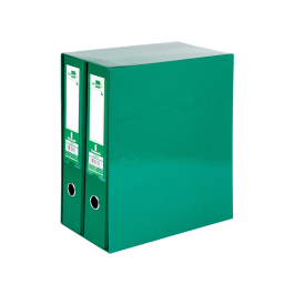Liderpapel Archivador Folio 2 Anillas Mecanismo de Palanca 75mm Verde