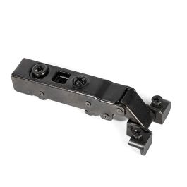 ALK Puma Clip CAM Bisagra 105º para Puertas Perfil Aluminio, Acero Grafito, Cierre Amortiguado, Codo Acodado