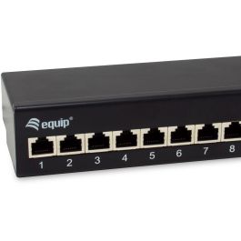EQUIP 326622 Patch Panel 12 x RJ45 Cat6a FTP Negro