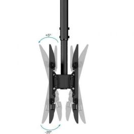 TOOQ SOPORTE TECHO 2 PANTALLAS 43-86" NEGRO TOOQ SOPORTE TECHO 2 PANTALLAS 43-86" NEGRO