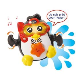 Vtech Baby Juguete de Baño Interactivo Pingüino Gideon, Campeón de Natación. Gira la Estrella de Mar y Nada en el Agua para Bebés. Vtech Baby Juguete de Baño Interactivo Pingüino Gideon, Campeón de Natación. Gira la Estrella de Mar y Nada en el Agua para Bebés.