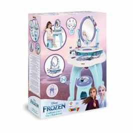 Smoby Tocador 2 en 1 Frozen Elsa y Anna - Mesa Vestidor Infantil con Diseño Temático y Colores de Disney, Práctico y Compacto Smoby Tocador 2 en 1 Frozen Elsa y Anna - Mesa Vestidor Infantil con Diseño Temático y Colores de Disney, Práctico y Compacto