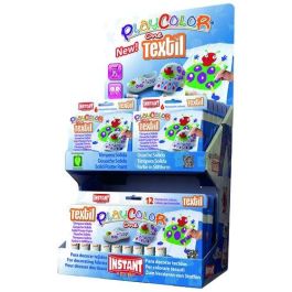 Tempera Instant Solida Playcolor Textil One 10Gr. Expositor De 144 (12 Estuches De 6 Colores Y 6 Estuches De 12 Colores) Precio: 168.49999958. SKU: B1DN3RT9ZR