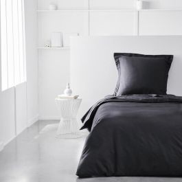Hoy estiquial hoy Charg - 90 x 190 cm - 1 persona - 100% une algodón - carbón Hoy estiquial hoy Charg - 90 x 190 cm - 1 persona - 100% une algodón - carbón