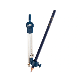 Liderpapel Compás Articulado con Adaptador Universal y Estuche de Minas