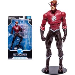 Mc Farlane Tm15243 Figura DC The Flash Wally West 7in, Ultra Articulada, 22 Puntos, Accesorios Fuerza Velocidad, Tarjeta Arte