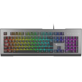 GENESIS Rhod 500 RGB Teclado Gaming USB Portugués Membrana Negro Plata Precio: 20.78999978. SKU: S5608270