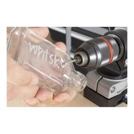 Wolfcraft 5988000 Set de 3 muelas de diamante esféricas y cónicas para cerámica, vidrio y metales no ferrosos