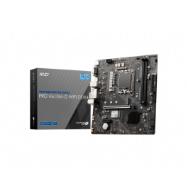 MSI PRO H610M-G WiFi DDR4 Placa Base Intel H610 LGA 1700 Micro ATX con WiFi 5 y Bluetooth 4.2 - 911-7D46-070