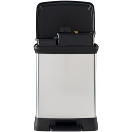 CURVER Papelera con pedal Duo Déco 10 + 18 L - 39x29x50,5 cm CURVER Papelera con pedal Duo Déco 10 + 18 L - 39x29x50,5 cm