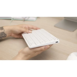 Bluestork Teclado TKL Bluetooth Recargable para Mac - Blanco BLU3760162067743