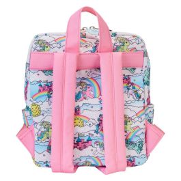 Loungefly Mochila My Little Pony Sky Scene Nylon 24cm Tirantes Acolchados Bolsillos Laterales