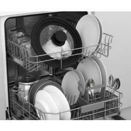 Quttin Tapa para Sartén de Vidrio con Borde de Goma, Compatible con 18, 20 y 22 cm (12 Unidades)