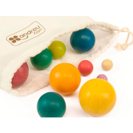 Andreutoys Juego Didáctico Sistema Solar 3D Madera Diámetro Sol Ø 4,5cm