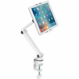 Neomounts DS15-545WH1 Soporte de tablet universal con movimiento completo y abrazadera de escritorio para tablets de 4.7"-12.9", blanco