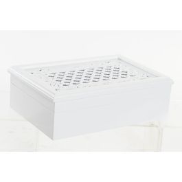 DKD Home Decor Relojero Romantico Blanco Lila 20 x 9.5 x 29 cm