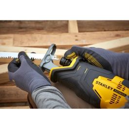 Stanley Fatmax SFMCS300D2K-QW Sierra de Vaivén Inalámbrica 18V con 2 Baterías 2Ah y Cargador - Corte 300mm
