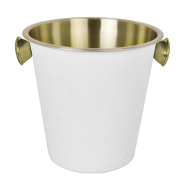 DKD Home Decor Worldfa 25 Champanera Loft Blanco Dorado 24 x 22 x 24 cm Precio: 9.5000004. SKU: B13GVWFVTN