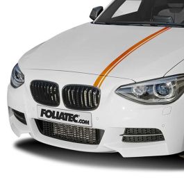 Foliatec FO33933 Pegatina para Coche Diseño Líneas Naranja 5,8 x 360 cm
