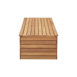 Cómoda de jardín 190L en exótica madera de eucalipto FSC - 190 L - 48,5 x 109,5 x 37 cm - Con ruedas - Efecto teca Cómoda de jardín 190L en exótica madera de eucalipto FSC - 190 L - 48,5 x 109,5 x 37 cm - Con ruedas - Efecto teca