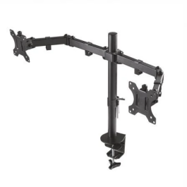 Aisens Soporte de Mesa Eco Giratorio Inclinable 3 Pivotes 2 Brazos para TV-Monitor 8kg 13"-32" Negro