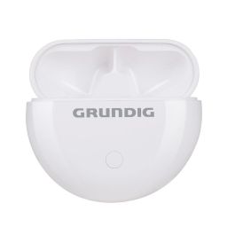 Grundig Auriculares Inalámbricos Earbuds Bluetooth Blanco con Estuche de Carga, Control Táctil, Carga USB-C y 3h Autonomía Grundig Auriculares Inalámbricos Earbuds Bluetooth Blanco con Estuche de Carga, Control Táctil, Carga USB-C y 3h Autonomía