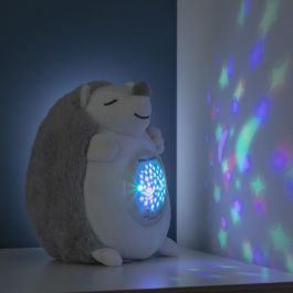 Erizo de Peluche con Ruido Blanco y Proyector Quitamiedos Spikey InnovaGoods Erizo de Peluche con Ruido Blanco y Proyector Quitamiedos Spikey InnovaGoods