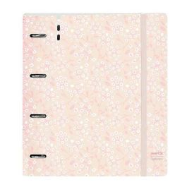 Carpeta Con Recambio Safta Din A4 Cuadro 5 mm Polipropileno Foam 4 Anillas 35 mm Estampados Floral Rosa Carpeta Con Recambio Safta Din A4 Cuadro 5 mm Polipropileno Foam 4 Anillas 35 mm Estampados Floral Rosa