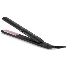 Babyliss Plancha de Pelo Smooth Ceramic 230 ST241E, Placas Cerámicas, 2 Temperaturas 200°C/230°C, Calentamiento Rápido 15s, 120V-240V, Incluye Alfombrilla Térmica