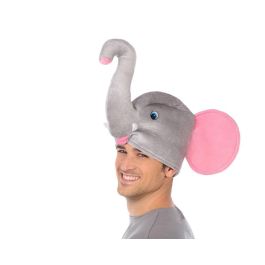 Sombrero Elefante Adulto Disfraz Animal Safari Divertido Accesorio Polyester Gris Precio: 4.49999968. SKU: B12ETQD2DK