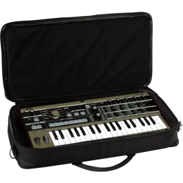 GATOR Funda Teclado Microkorg GKB - Funda Negra para Microteclado con Correa Gator