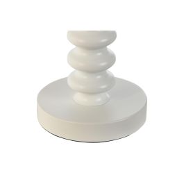 DKD Home Decor Lámpara Sobremesa Blanco Metal y Poliéster 30 x 50 x 30 cm