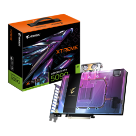Gigabyte AORUS GeForce RTX 5090 XTREME WATERFORCE WB 32G - Tarjeta Gráfica 32GB GDDR7, 512 bits, PCI-E 5.0, NVIDIA DLSS 4, Ref. 9VN5090AWB-00-G10