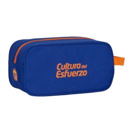 Zapatillero de Viaje Valencia Basket Azul Naranja (29 x 15 x 14 cm)