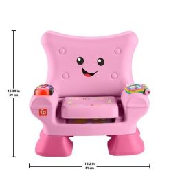 Fisher-Price JFF07 - Ríe y Aprende - Silla Electrónica de Aprendizaje Progresivo Rosa