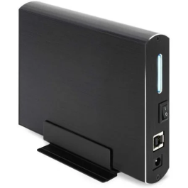 Tooq TQE-3531B Caja Externa para Disco Duro 3.5 Pulgadas SATA USB 3.0 Aluminio Negro