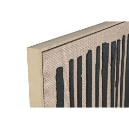 DKD Home Decor Cuadro Decorativo Mural Urban Beige y Negro con Marco PS y Lienzo, 143x103x4.5 cm (Alto x Ancho x Profundo), Pack de 2 Unidades