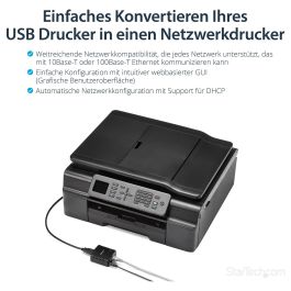 Adaptador USB 2.0 a Red RJ45 Startech PM1115U2