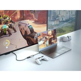 Hyper Adaptador USB-C a HDMI 8K 60Hz / 4K 144Hz con Funda Térmica de Silicona para Pantallas HDMI 2.1