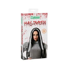 Peluca Vampiresa Blanca Larga Lisa para Halloween - Adulto Peluca Vampiresa Blanca Larga Lisa para Halloween - Adulto