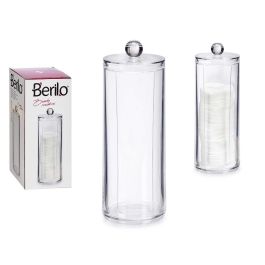 Organizador Alto para Discos de Algodón Berilo 20 cm - Transparente (12 Unidades) Precio: 34.78999986. SKU: S3605635