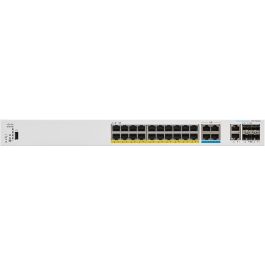 Cisco C1300-24MGP-4X Catalyst 1300 Switch Gestionado L2/L3 con 8 Puertos 2.5GE, PoE y 4 Ranuras SFP+ para Montaje en Rack