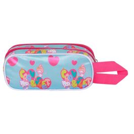 Sanrio Hello Kitty Estuche Portatodo Escolar Doble Compartimento 3D Friendship con Cremallera Forro Interior con Relieve Azul 1.5L Sanrio Hello Kitty Estuche Portatodo Escolar Doble Compartimento 3D Friendship con Cremallera Forro Interior con Relieve Azul 1.5L