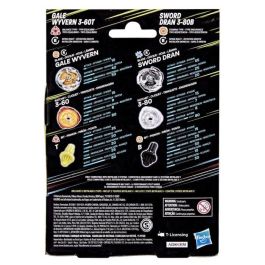 Beyblade X Dual Pack Gale Wyvern 3-60T y Sword Dran 3-80B, 2 peonzas de competición Takara Tomy con giro a la derecha auténticas, diseño Beyblade X Dual Pack Gale Wyvern 3-60T y Sword Dran 3-80B, 2 peonzas de competición Takara Tomy con giro a la derecha auténticas, diseño