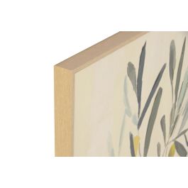 DKD Home Decor Cuadro Mediterraneo Olivo 25 Beige Verde 4 x 100 x 100 cm (2 Unidades)