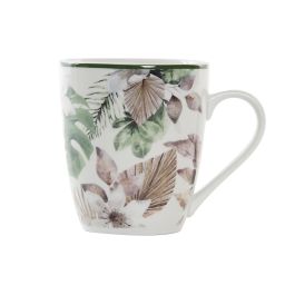 DKD Home Decor Mug Tropical Porcelana Verde Marron Blanco 420ml 12 Unidades 8.5 x 10 x 12 cm Apto Microondas Lavavajillas Precio: 24.58999994. SKU: B13TN7SPCA
